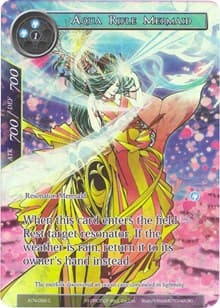 Aqua Rifle Mermaid (Full Art) - Ancient Nights - Force of Will card