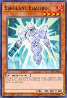 Sergeant Electro - Legendary Duelists - YuGiOh card