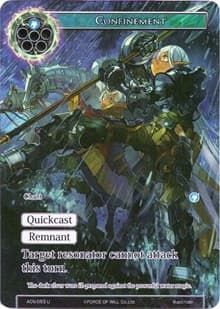 Confinement (Full Art) - Ancient Nights - Force of Will card