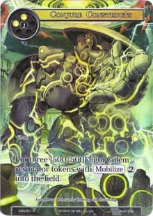 Conjure Constructs (Full Art) - Ancient Nights - Force of Will card