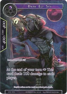 Dark Elf Spy (Full Art) - Ancient Nights - Force of Will card