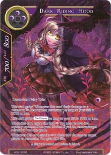 Dark Riding Hood (Full Art) - Ancient Nights - Force of Will card