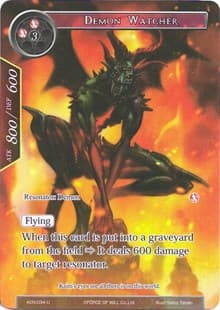 Demon Watcher (Full Art) - Ancient Nights - Force of Will card