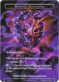 Demonic Soulstone (Full Art) - Ancient Nights - Force of Will card