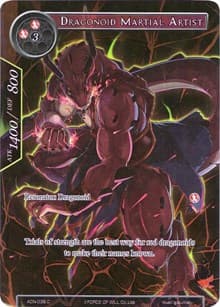 Dragonoid Martial Artist (Full Art) - Ancient Nights - Force of Will card