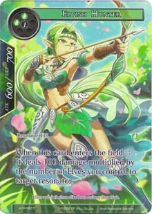 Elvish Hunter (Full Art) - Ancient Nights - Force of Will card