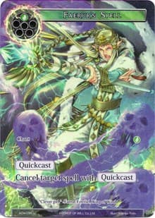 Faerur's Spell (Full Art) - Ancient Nights - Force of Will card