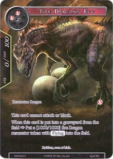 Fire Dragon's Egg (Full Art) - Ancient Nights - Force of Will card