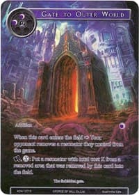 Gate to Outer World (Full Art) - Ancient Nights - Force of Will card