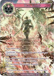 Hell Flame (Full Art) - Ancient Nights - Force of Will card