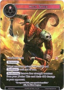 High Speed (Full Art) - Ancient Nights - Force of Will card