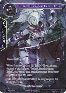 Hilda, Frayla's Left Hand (Full Art) - Ancient Nights - Force of Will card