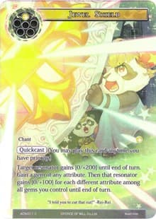 Jewel Shield (Full Art) - Ancient Nights - Force of Will card