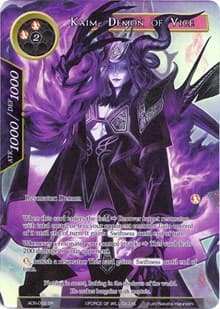 Kaim, Demon of Vice (Full Art) - Ancient Nights - Force of Will card