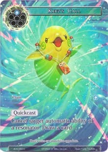 Keez's Call (Full Art) - Ancient Nights - Force of Will card