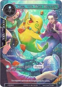 Keez, the Wise Dolphin (Full Art) - Ancient Nights - Force of Will card
