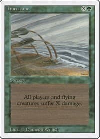 Hurricane - Revised Edition - Magic: The Gathering card
