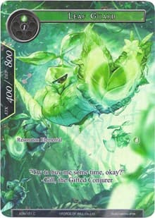 Leaf Guard (Full Art) - Ancient Nights - Force of Will card