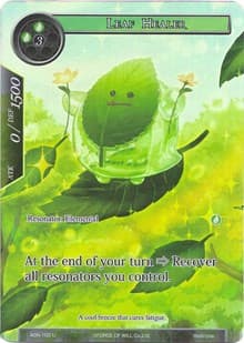 Leaf Healer (Full Art) - Ancient Nights - Force of Will card