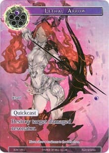 Lethal Arrow (Full Art) - Ancient Nights - Force of Will card