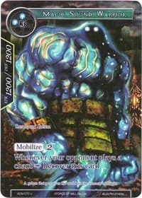 Magic Sound Warrior (Full Art) - Ancient Nights - Force of Will card