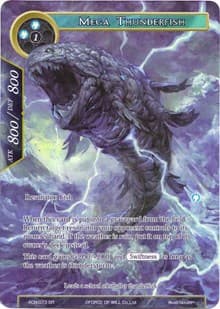 Mega Thunderfish (Full Art) - Ancient Nights - Force of Will card