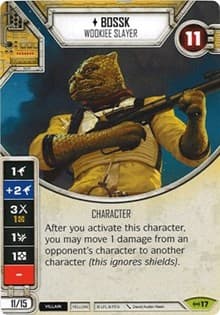Bossk - Wookiee Slayer - Empire at War - Star Wars: Destiny card