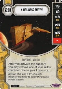 Hound's Tooth (Card Only) - Empire at War - Star Wars: Destiny card
