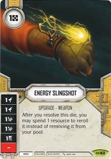 Energy Slingshot - Empire at War - Star Wars: Destiny card