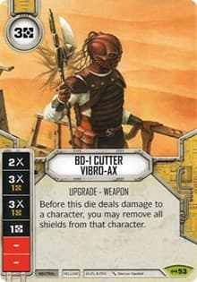 BD-1 Cutter Vibro-AX - Empire at War - Star Wars: Destiny card