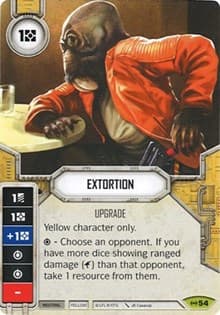 Extortion (Card Only) - Empire at War - Star Wars: Destiny card