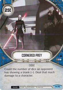 Cornered Prey - Empire at War - Star Wars: Destiny card