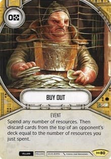 Buy Out - Empire at War - Star Wars: Destiny card