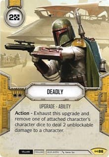 Deadly - Empire at War - Star Wars: Destiny card