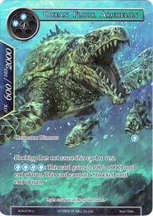 Ocean Floor Archelon (Full Art) - Ancient Nights - Force of Will card