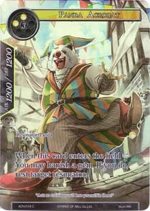Panda Acrobat (Full Art) - Ancient Nights - Force of Will card