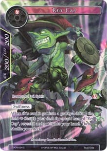 Red Cap (Full Art) - Ancient Nights - Force of Will card