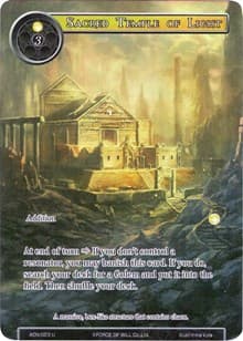 Sacred Temple of Light (Full Art) - Ancient Nights - Force of Will card