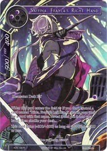Saffina, Frayla's Right Hand (Full Art) - Ancient Nights - Force of Will card