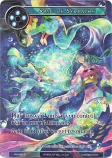Song of Sympathy (Full Art) - Ancient Nights - Force of Will card