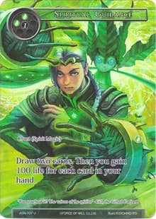 Spiritual Guidance (Full Art) - Ancient Nights - Force of Will card