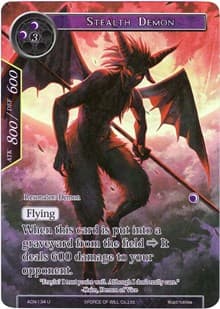 Stealth Demon (Full Art) - Ancient Nights - Force of Will card
