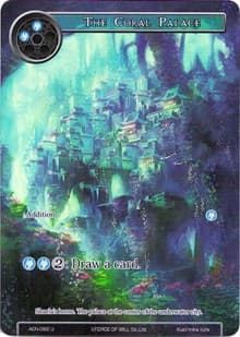 The Coral Palace (Full Art) - Ancient Nights - Force of Will card