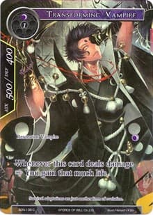 Transforming Vampire (Full Art) - Ancient Nights - Force of Will card