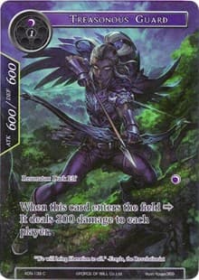 Treasonous Guard (Full Art) - Ancient Nights - Force of Will card