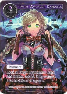 Truth Amongst Darkness (Full Art) - Ancient Nights - Force of Will card