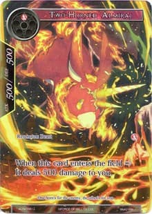 Two-Horned Almiraj (Full Art) - Ancient Nights - Force of Will card