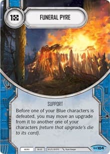 Funeral Pyre - Empire at War - Star Wars: Destiny card
