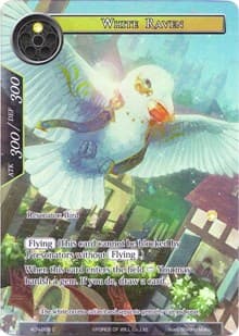 White Raven (Full Art) - Ancient Nights - Force of Will card