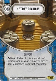 Yoda's Quarters - Empire at War - Star Wars: Destiny card